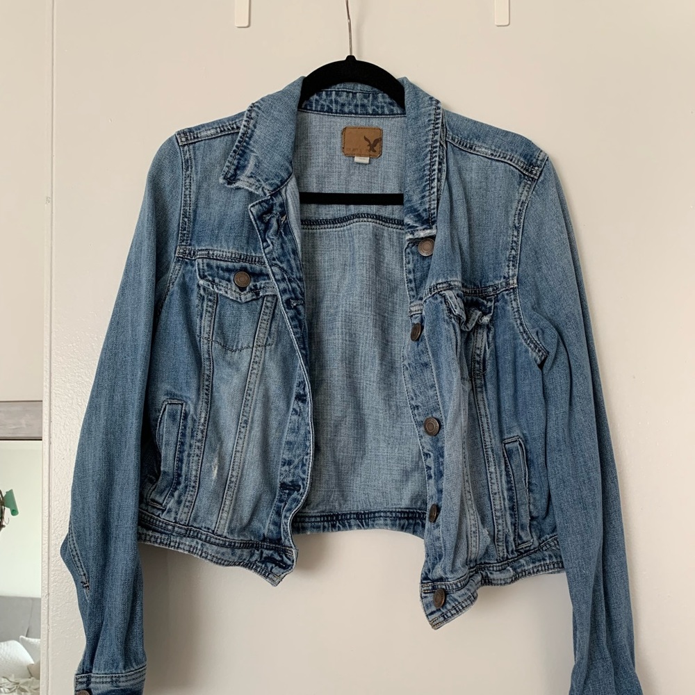 American Eagle Denim Jacket L